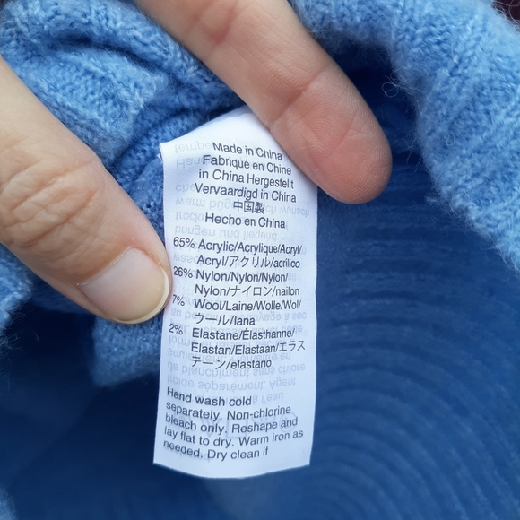 J. Crew Argyle Soft Yarn Oversize Sweater - Picture 6 of 7